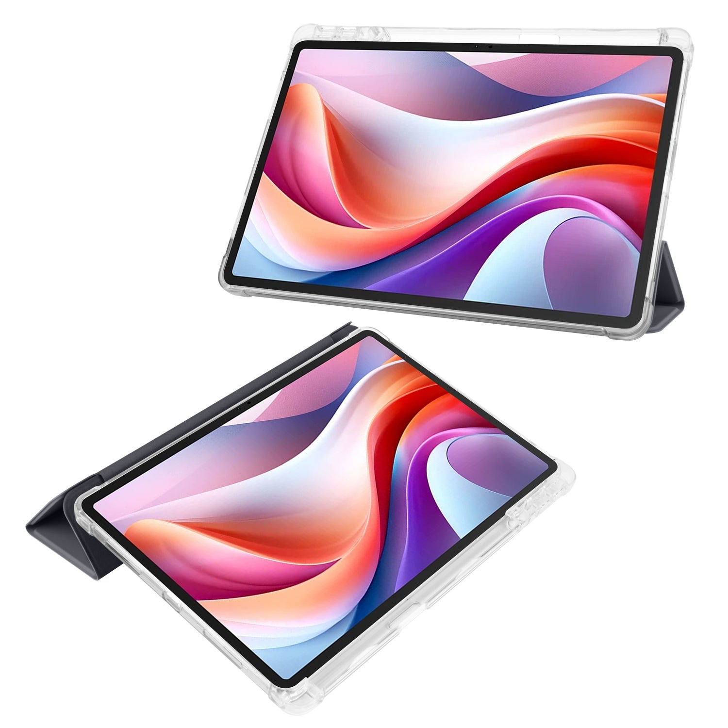 For Lenovo Tab M11 / Xiaoxin Pad 11 2024 Leather Case Tri-fold Stand Tablet Cover with Auto Wake / Sleep For Lenovo Tab M11 / Xiaoxin Pad 11 2024 Leather Case Tri-fold Stand Tablet Cover with Auto Wake / Sleep